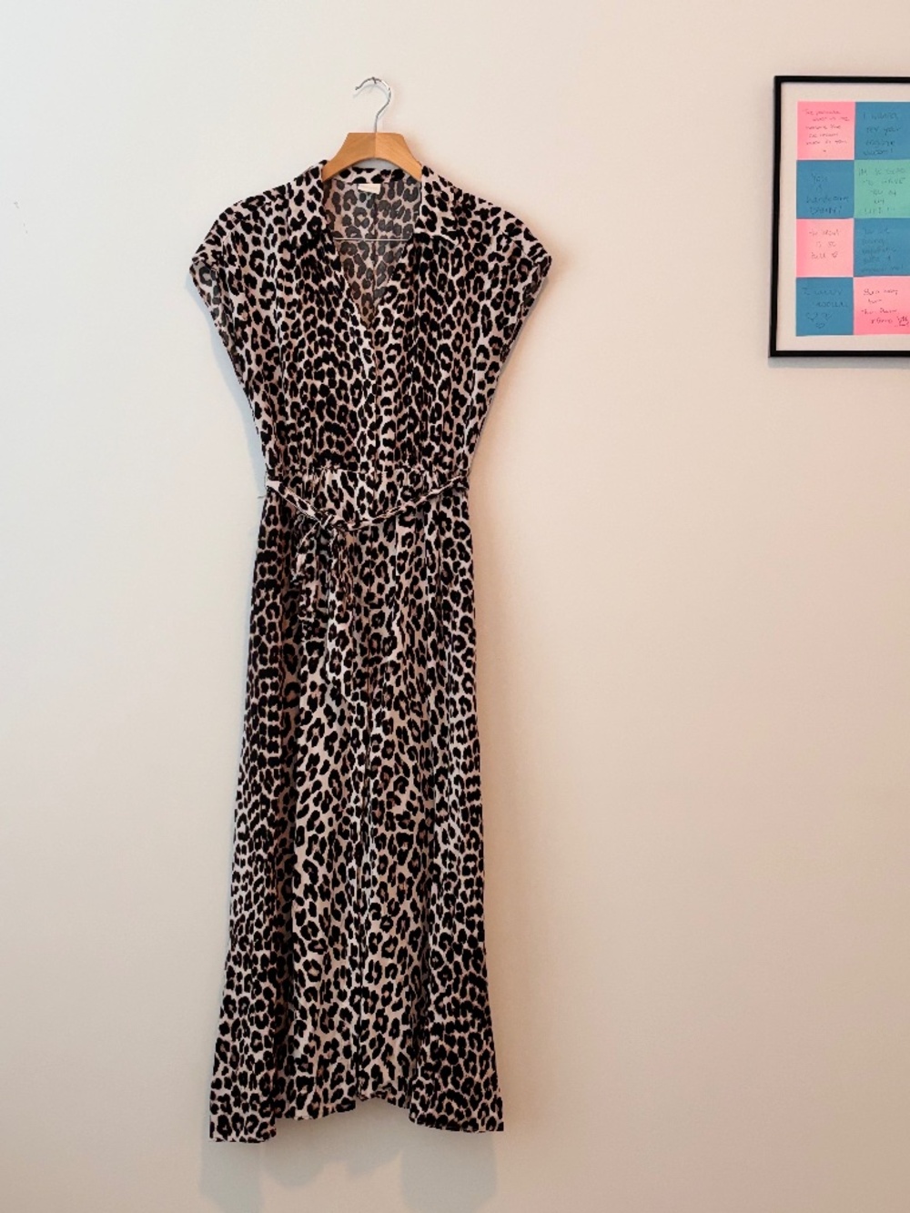 H&M Leopard Print Maxi Dress (small)